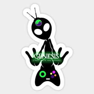 Genesis Streetwear -  Alien Gamer Sticker